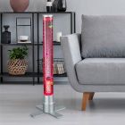 Lampe de table pour enfants moderne argentée, Nautica, 2,4W, 3000K LED, avec interrupteur