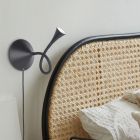 Lampe de table moderne noire, Yelaisa, 3W, 3000K LED, avec interrupteur