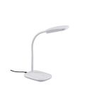 Lampe de bureau moderne blanche, Charlot, 3,5W, 3000K LED, avec interrupteur