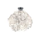 Lampe plafond rétro chromée, Urwa
