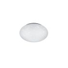 Lampe plafond en plastique blanche, Vanysia, 18W, 4000K LED, IP44