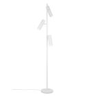 Lampadaire moderne blanc, Sieb, avec interrupteur