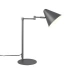 Lampe de bureau moderne anthracite, Jille, avec interrupteur