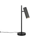 Lampe de table moderne noire, Sieb, avec interrupteur