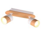 Spot plafond rustique bois, Carine