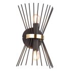 Applique murale industrielle noire, Fransiscus