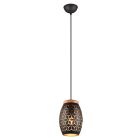 Suspension moderne noire, Delana