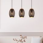 Suspension moderne noire, Delana