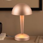 Lampe de table moderne taupe, Delila, avec variateur tactile