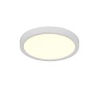 Lampe plafond moderne blanche, Zayd, 18W, white switch LED, gradable en 3 étapes