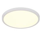 Lampe plafond moderne blanche, Zayd, 30W, white switch LED, gradable en 3 étapes