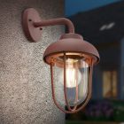 Luminaire extérieur industrielle couleur rouille, Trevor, IP44