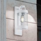 Applique extérieur avec capteur crépusculaire moderne blanche, Sambesi, IP44
