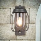 Applique extérieur avec détecteur de mouvement moderne anthracite, Emanuela, IP44