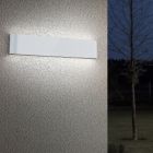 Luminaire extérieur moderne blanc, Bridlington, 8W, 3000K LED, IP54