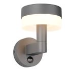 Applique extérieur avec détecteur de mouvement moderne anthracite, Irfaan, 8W, 3000K LED, IP54