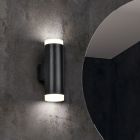 Applique salle de bain moderne noire, Spjald, 4W, 3000K LED, IP44