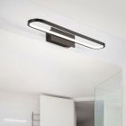 Applique salle de bain moderne noire, Martin, 22W, 3000K LED, IP44