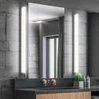 Applique salle de bain moderne chromée, Celesta, 12W, 3000K LED, IP44