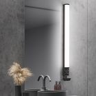 Applique salle de bain moderne noire, Bernou, 16W, 3000K LED, IP44