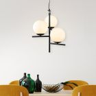 Suspension moderne blanche, Silkis