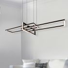 Suspension moderne noire, Hatun, 34W, 3000K LED