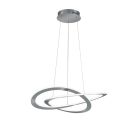 Suspension moderne nickel, Jamilla, 52W, 3000K LED