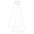 Suspension design blanche, Teodore, 34W, white switch LED, gradable en 3 étapes