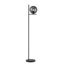 Lampadaire moderne anthracite, Silkis, avec interrupteur