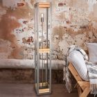 Lampadaire vintage nickel, Ekon, avec interrupteur