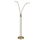Lampadaire moderne laiton, Bilge, avec variateur tactile