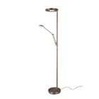 Lampadaire liseuse moderne bronze, Yazid, 32W, couleur réglable LED