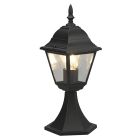 Luminaire extérieur classique noir, Lavina, IP44