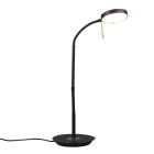 Lampe de table moderne noire, Bilge, 12W, couleur réglable LED, avec interrupteur
