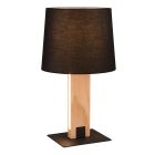 Lampe de table moderne noire, Radia, avec interrupteur