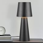 Lampe de table moderne noire, Lillyam, avec interrupteur