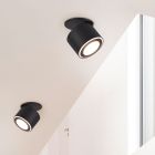 Lampe plafond moderne noire, Jorno, 3,5W, 3000K LED