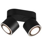 Lampe plafond moderne noire, Jorno, 3,5W, 3000K LED