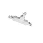 Pièce en T avec guide, plastique, blanc