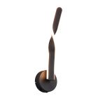 Applique murale design noire, Quirinus, 11W, 4000K LED, avec interrupteur