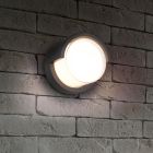 Luminaire extérieur en plastique blanche, Riekje, 8W, 3000K LED, IP54