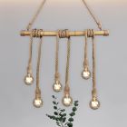 Suspension table à manger en bois marronne, Joaquin