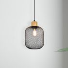 Suspension table à manger vintage noire, Cristel