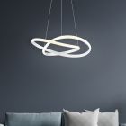 Suspension moderne blanche, Aby, 27W, 4000K LED