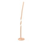 Lampadaire design marron, Quirinus, 19W, 4000K LED, avec interrupteur