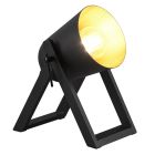 Lampe de table moderne noire, Sacha, avec interrupteur