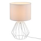 Lampe de table blanche moderne, Kjell