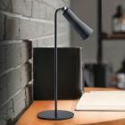 Lampe de table en métal noire, Remko, 2W, 3000K LED, avec variateur tactile