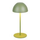 Lampe de table rechargeable en plastique verte, Mikhail, 2W, 3000K LED, IP44, avec variateur tactile