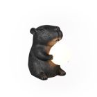 Lampe de table moderne noire, Reduan, avec interrupteur